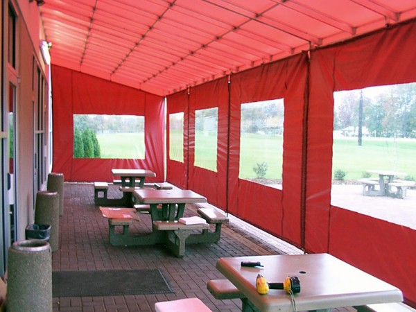 Restaurant Patio Curtains